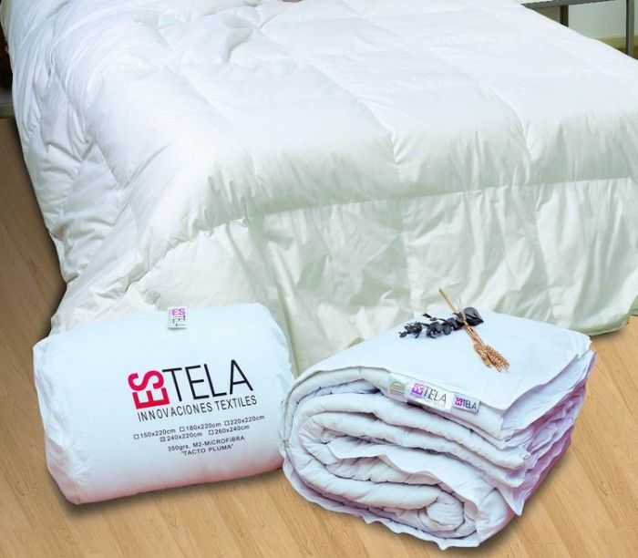 Relleno nórdico de microfibra. 350 gr/m2. Estelia