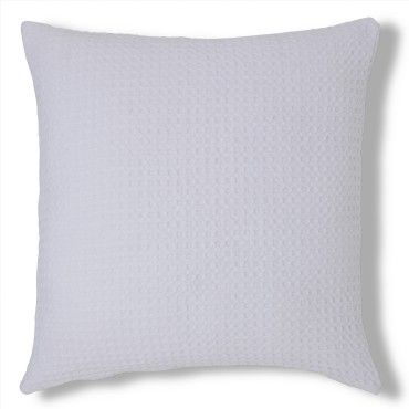 Colcha de algodón Banús blanco cojín