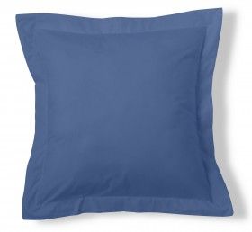 Funda de cojín 50-50 azulón cojín 55x55 con pestaña