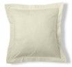 Funda de cojín 50-50 crema cojín 55x55 con pestaña