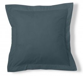 Funda de cojín 50-50 gris cojín 55x55 con pestaña