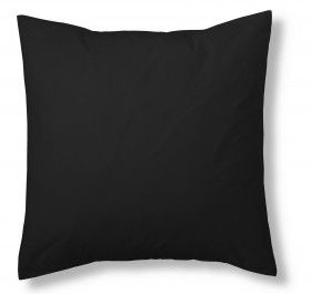 Funda de cojín 50-50 negro cojín 40x40