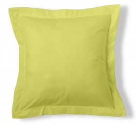 Funda de cojín 50-50 pistacho cojín 55x55 con pestaña