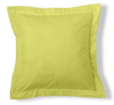 Funda de cojín 50-50 pistacho cojín 55x55 con pestaña