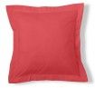 Funda de cojín 50-50 rojo cojín 55x55 con pestaña