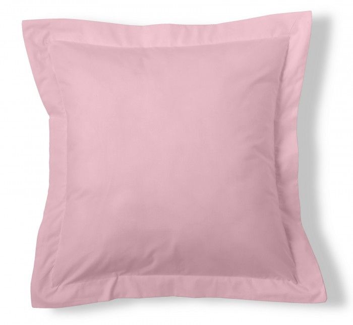 Funda de cojín 50-50 rosa cojín 55x55 con pestaña