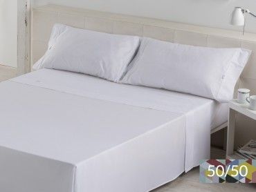 Juego de sábanas hostelería 50/50