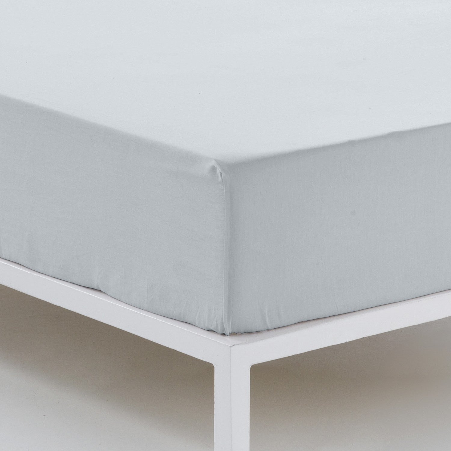 Bajera ajustable algodón gris ártico detalle