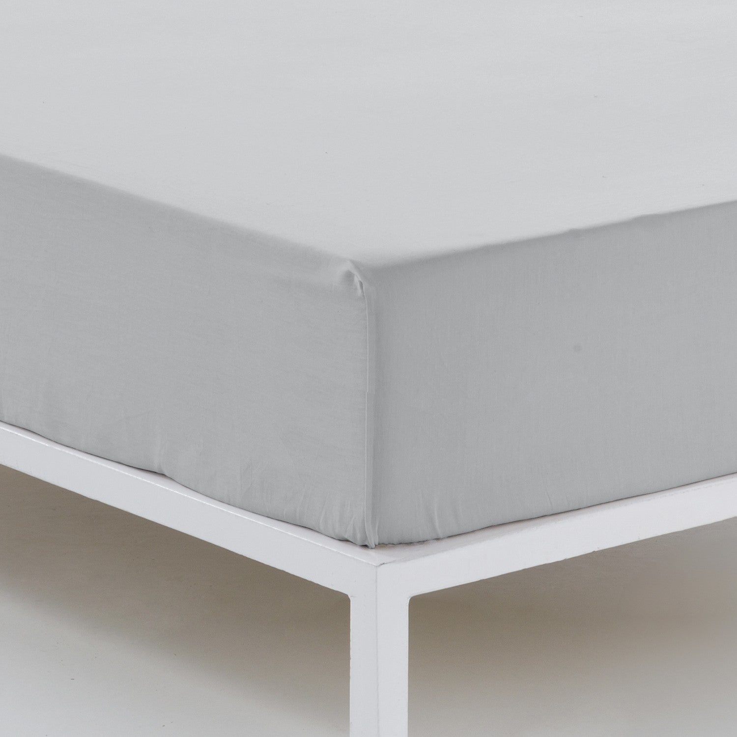 Bajera ajustable algodón gris siberia detalle