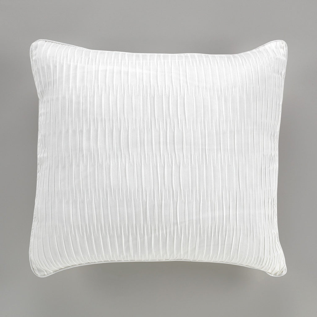 Funda de cojín Lili blanco cojín 50x50 cierre con cremallera