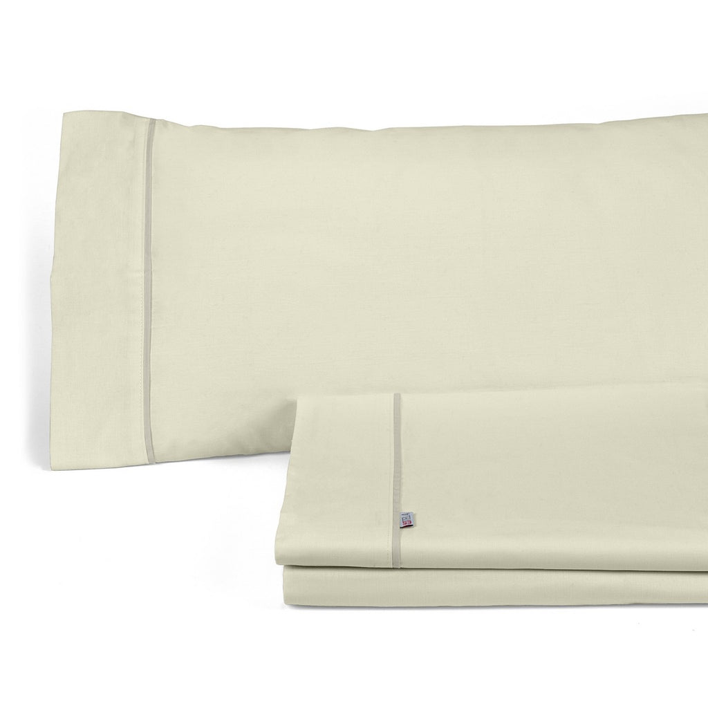 Juego de sábanas liso crema bodegón