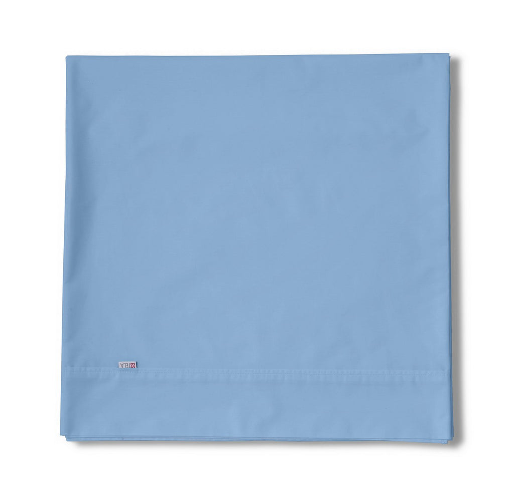 Sábana encimera 50/50 azul claro producto plegado