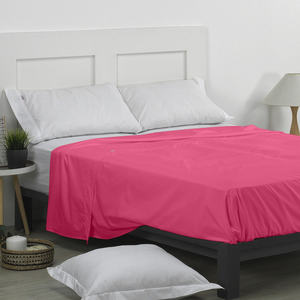 Sábana encimera 50/50 chicle escena de cama