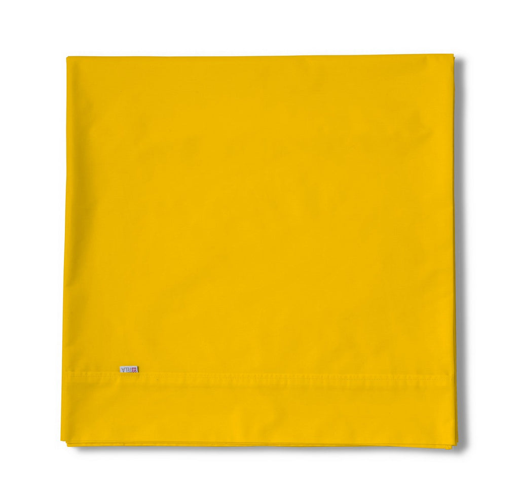 Sábana encimera 50/50 mostaza producto plegado