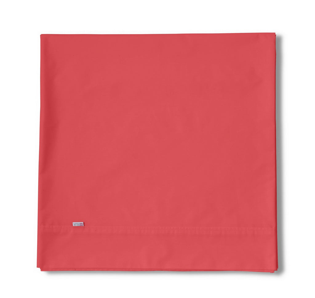 Sábana encimera 50/50 rojo producto plegado
