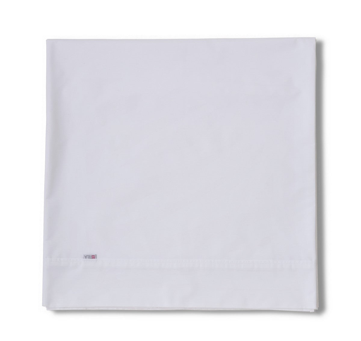 Sábana encimera algodón blanco producto plegado
