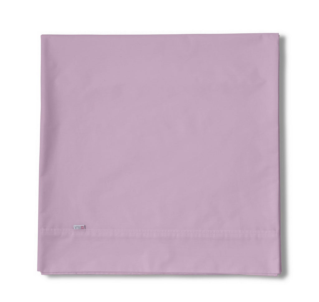 Sábana encimera algodón malva producto plegado