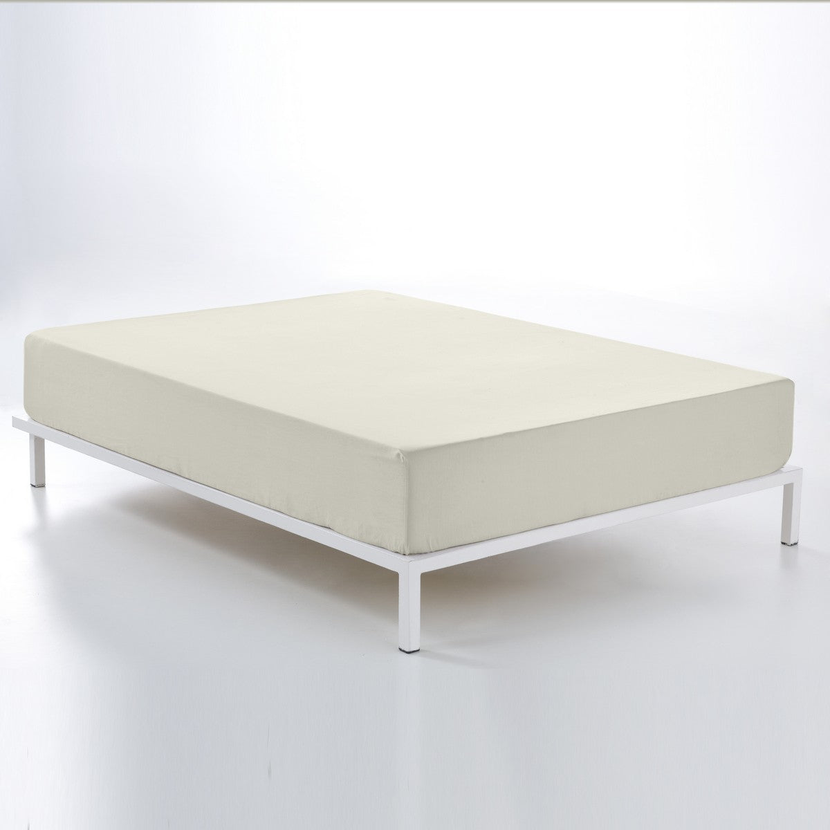 Bajera ajustable algodón crema escena de cama