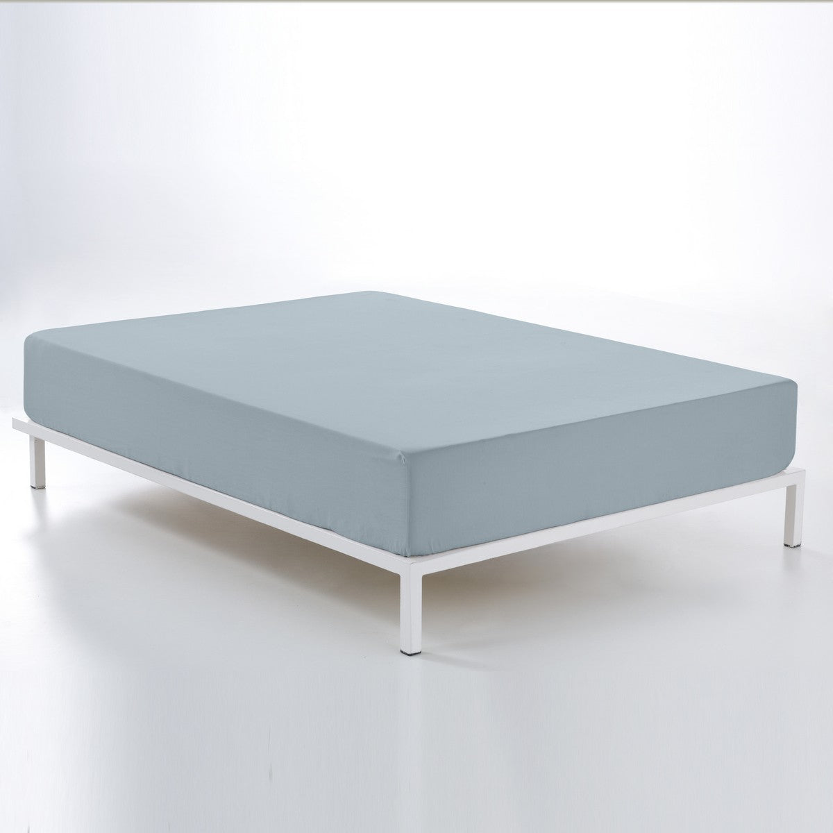 Bajera ajustable algodón plata escena de cama