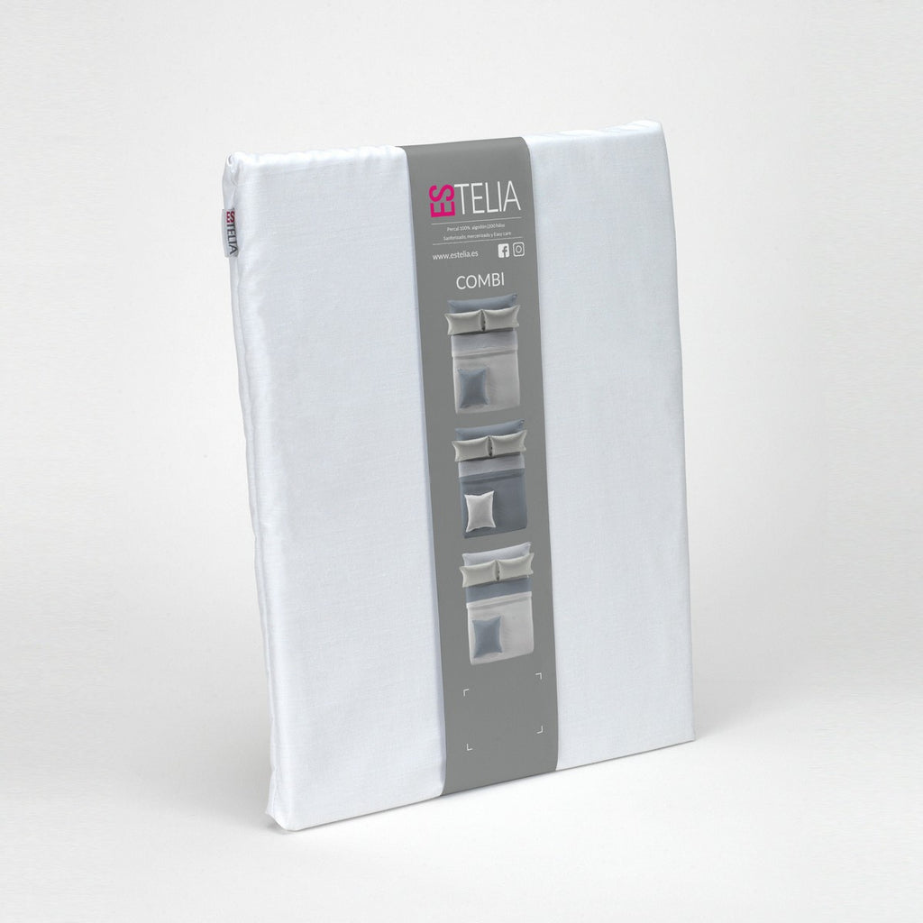 Bajera alto 35 cm percal blanco presentación en bolsa de tela