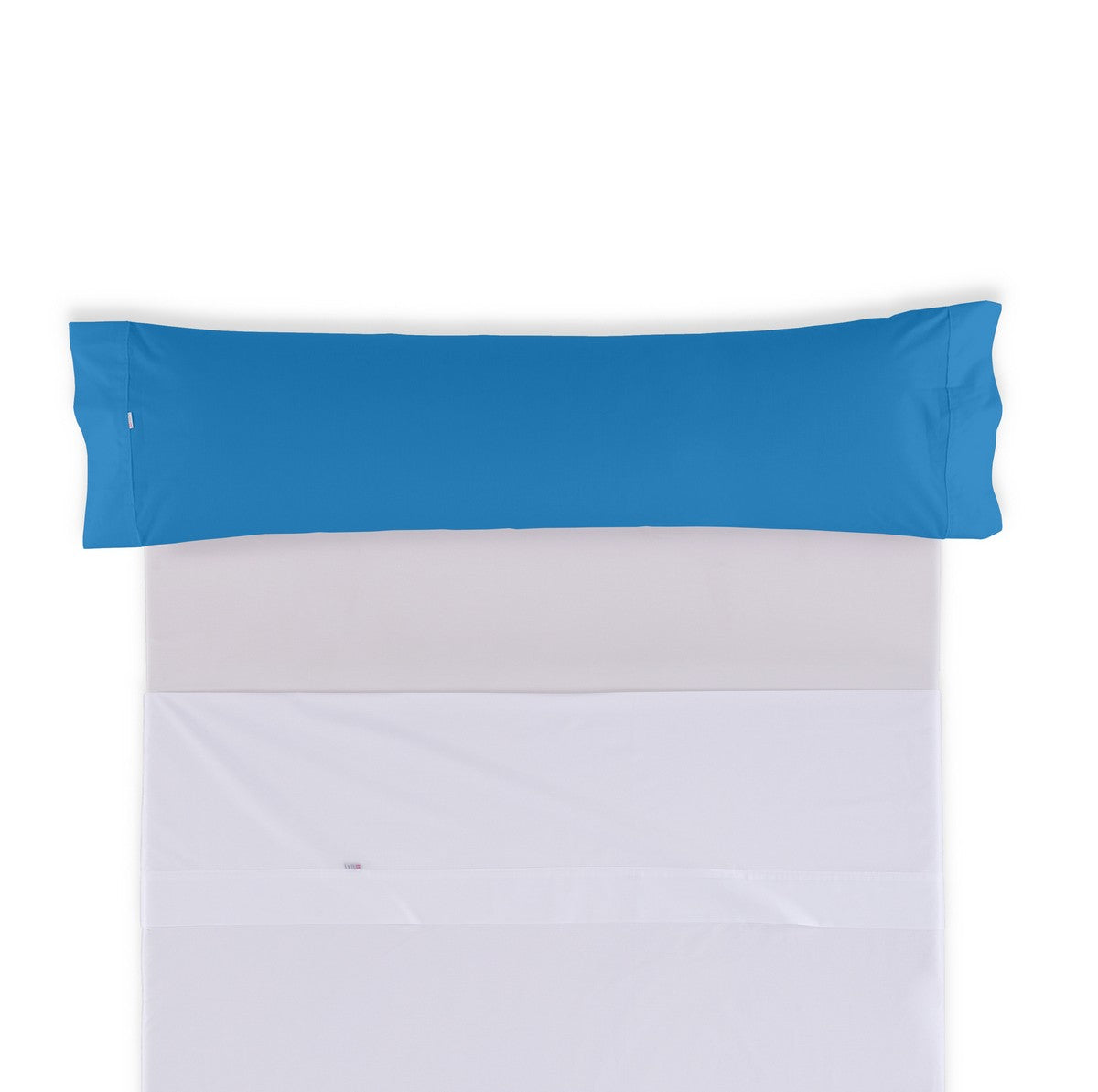 Funda de almohada 50-50 azul cendre una pieza