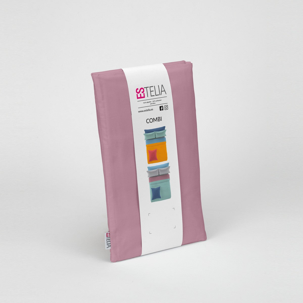 Funda de almohada 50-50 cuarzo presentación en bolsa de tela