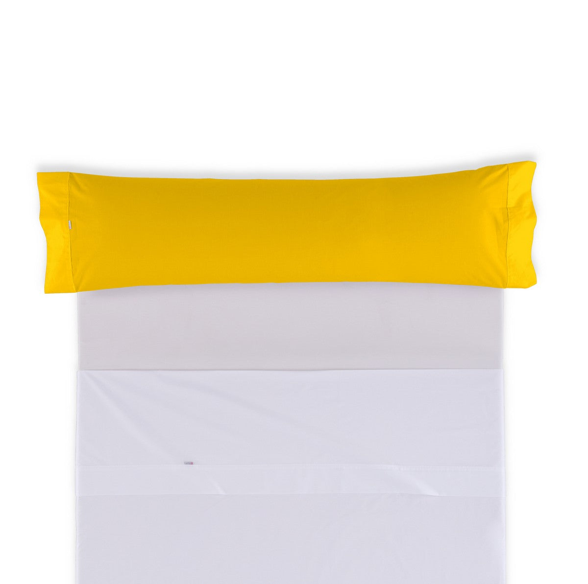 Funda de almohada 50-50 mostaza una pieza