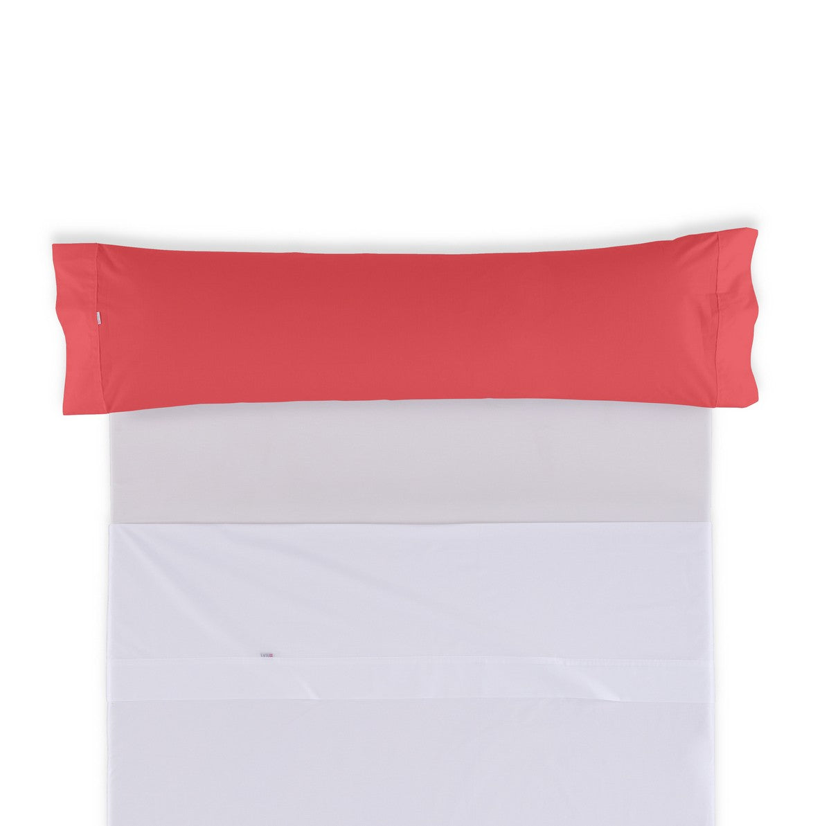 Funda de almohada 50-50 rojo una pieza