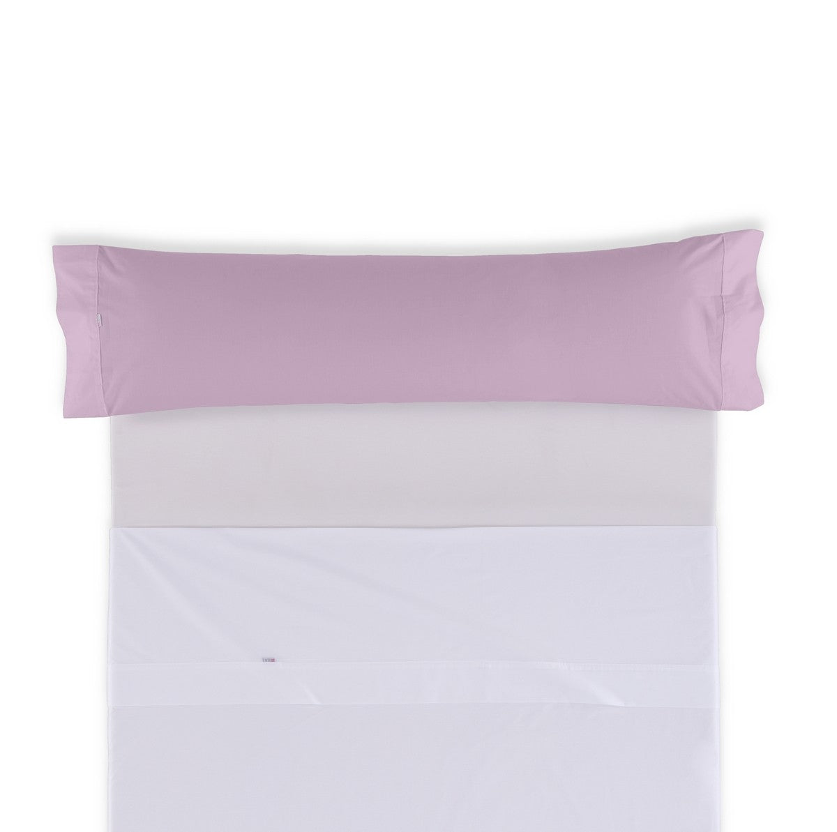 Funda de almohada algodón malva una pieza