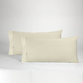 Funda de almohada algodón piedra dos piezas abertura lateral