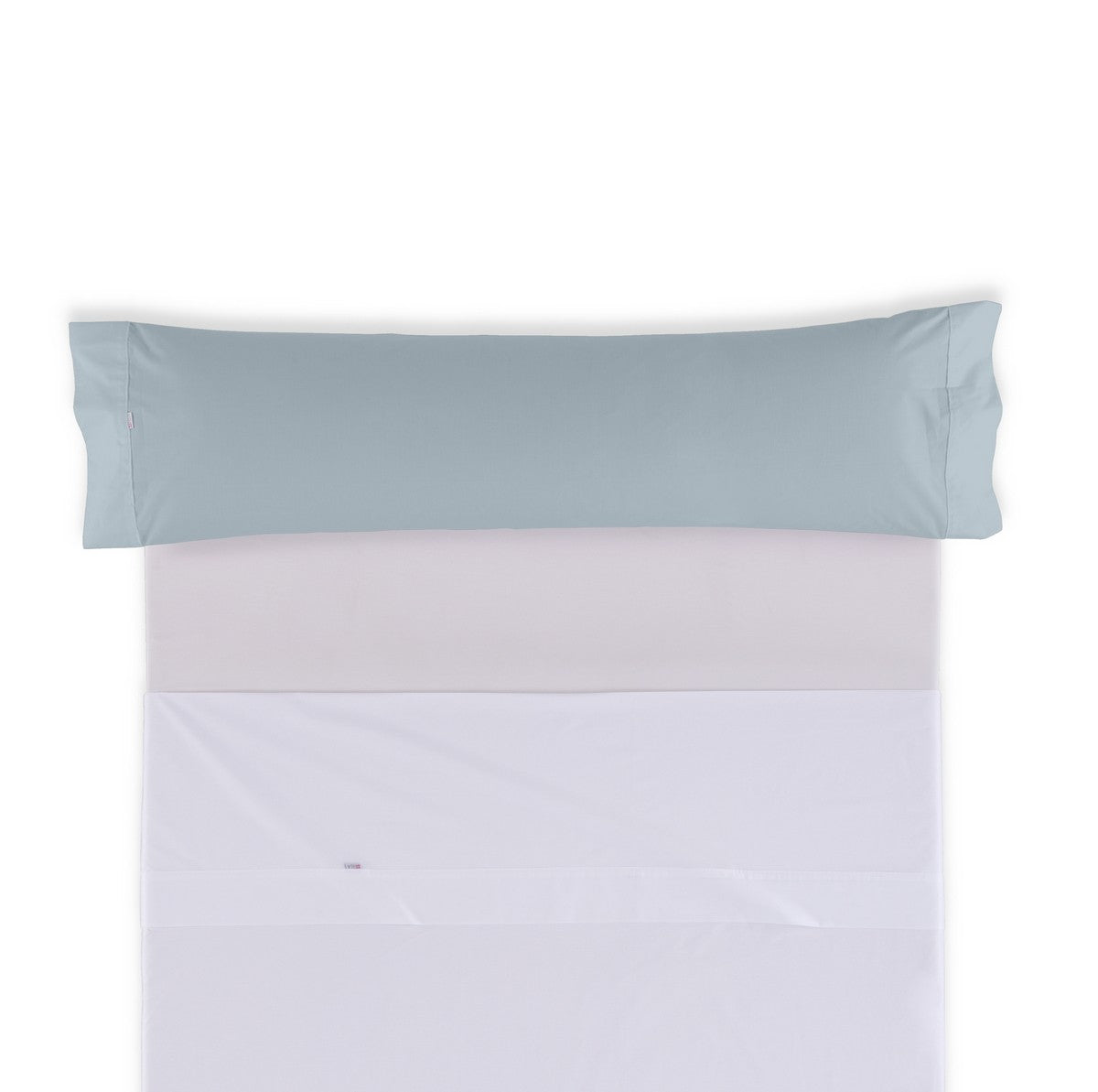 Funda de almohada algodón plata una pieza