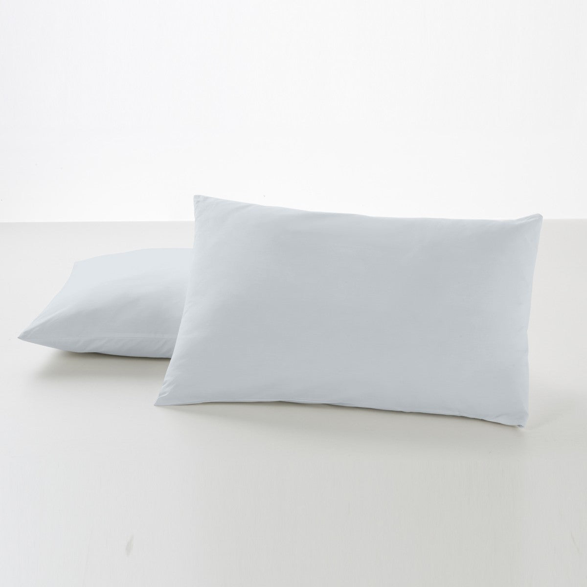 Funda de almohada percal perla dos piezas 50x80 cm