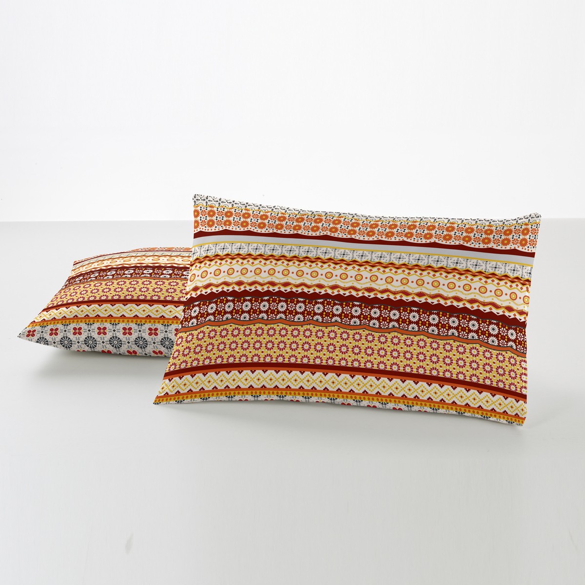 Funda de almohada algodón Siena ocre artículo