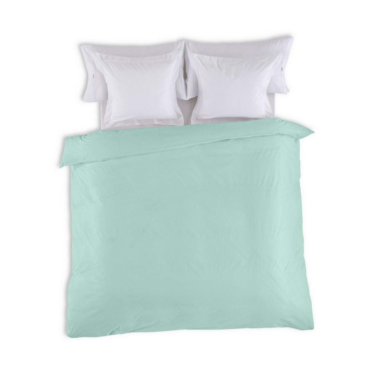 Funda nórdica lisa 50-50 aqua vista cenital