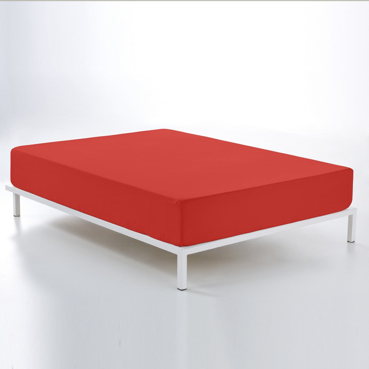 Bajera ajustable 50-50 rojo amapola escena de cama