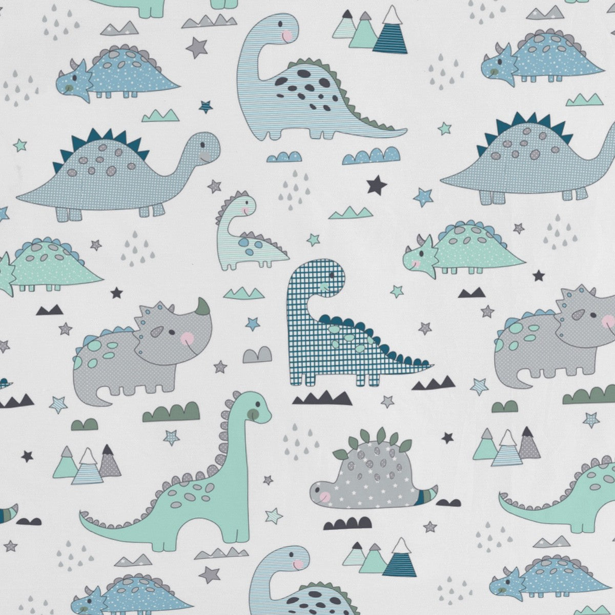 Funda nórdica Dinos detalle del diseño