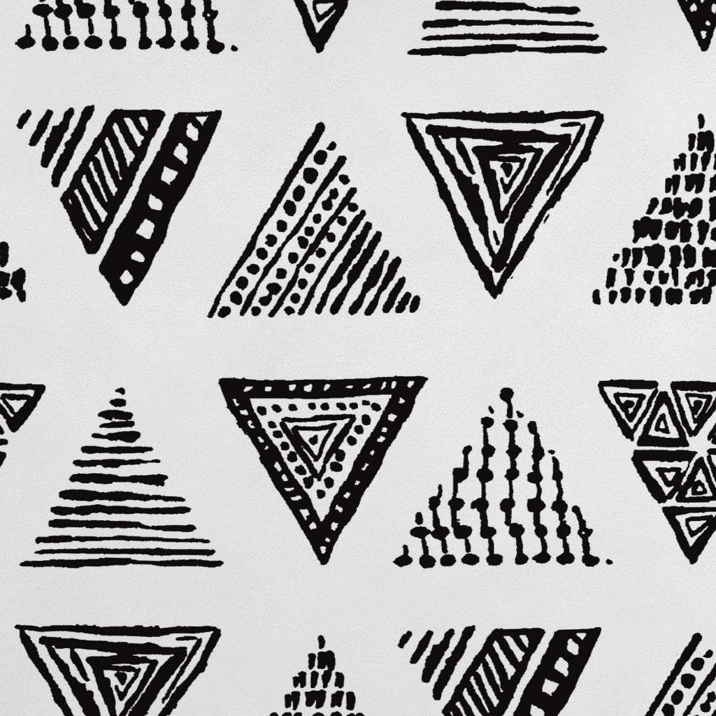 Funda nórdica algodón Yaqui negro detalle del diseño
