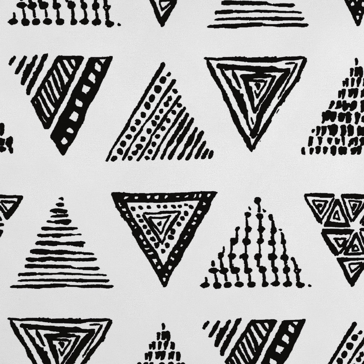 Funda nórdica algodón Yaqui negro detalle del diseño