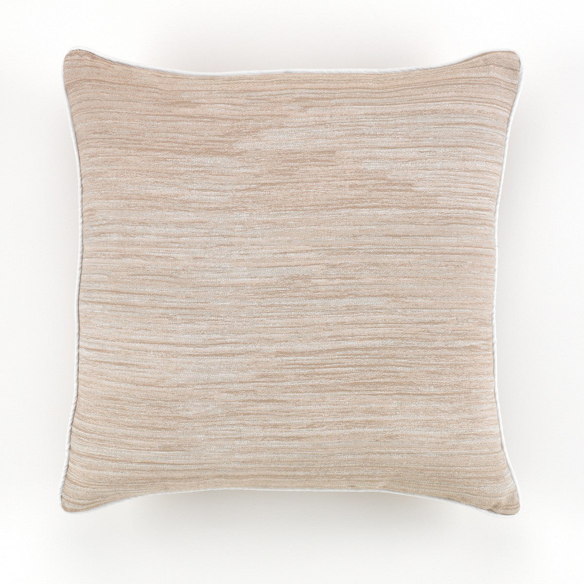 Funda de cojín tejida algodón Taver piedra: 50x50cm. Con cremallera invisible