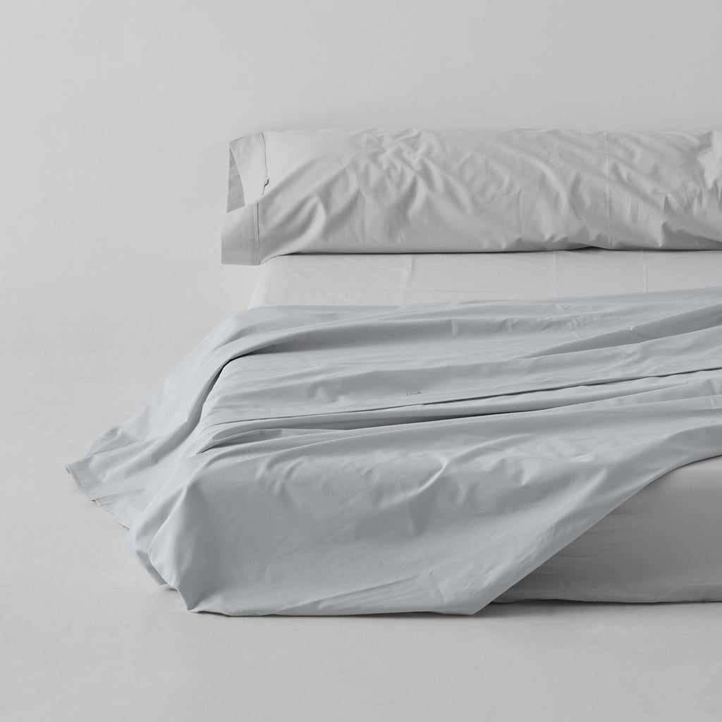 Sábana encimera algodón 200 hilos perla escena de cama