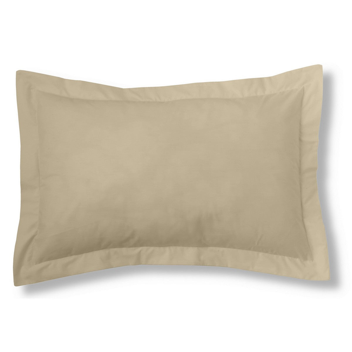 Funda de cojín 50-50 camel cojín 50x75 con pestaña