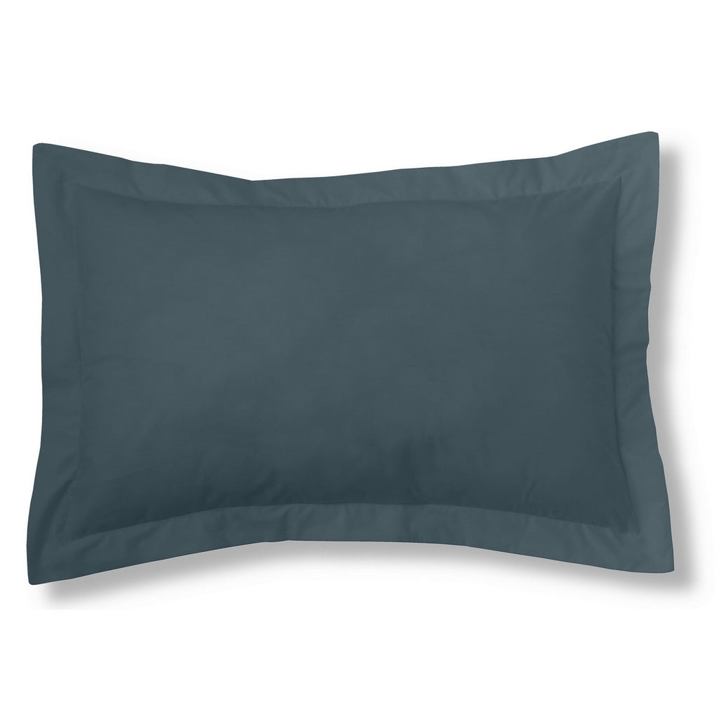 Funda de cojín 50-50 gris cojín 50x75 con pestaña