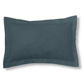 Funda de cojín 50-50 gris cojín 50x75 con pestaña