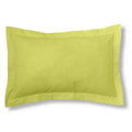 Funda de cojín 50-50 pistacho cojín 50x75 con pestaña