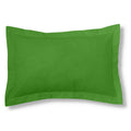Funda de cojín 50-50 verde cojín 50x75 con pestaña