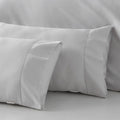 Funda almohada algodón orgánico con vainica color blanco - Qutun - Detalle de la vainica