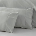 Funda almohada algodón orgánico con vainica color perla - Qutun - Detalle de la vainica