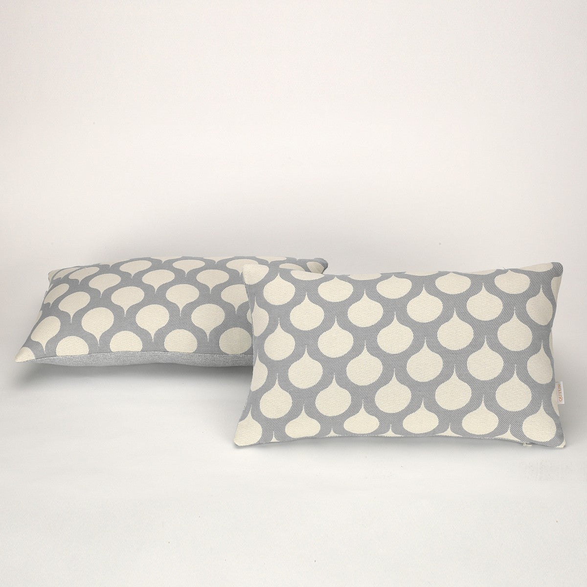 Funda cojín Astún color perla - Qutun - 30x50 cm