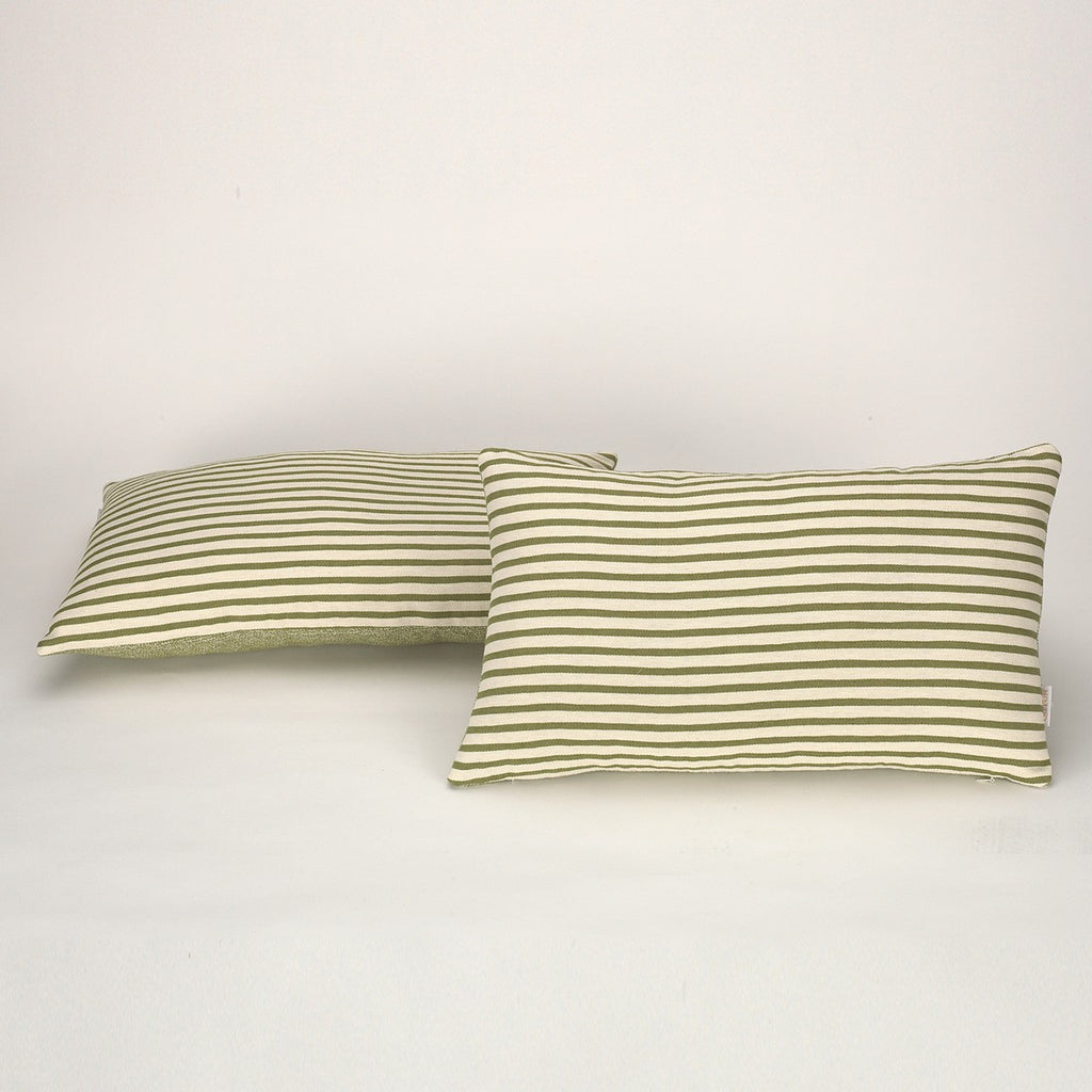 Funda cojín Jaca color verde - Qutun - 30x50 cm