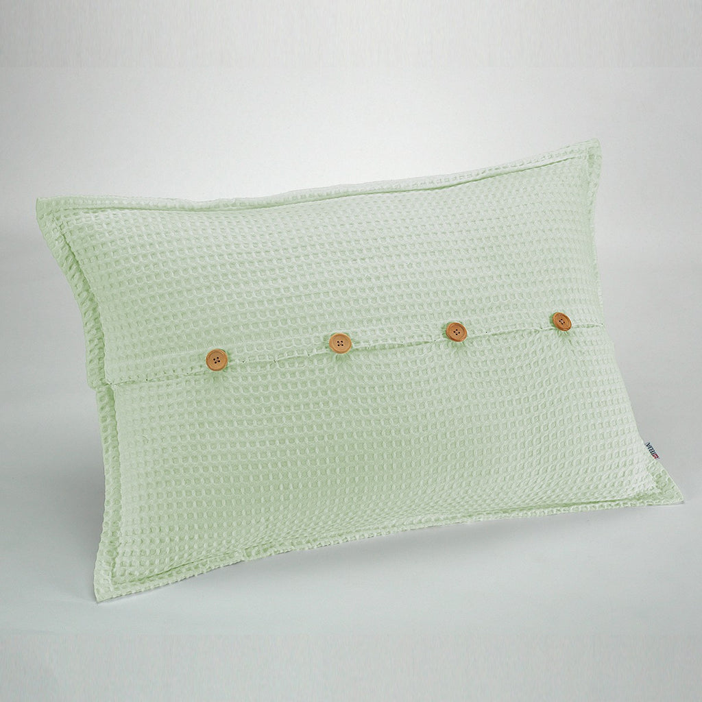 Funda de cojín Banús menta cojín 50x75cierre con botones